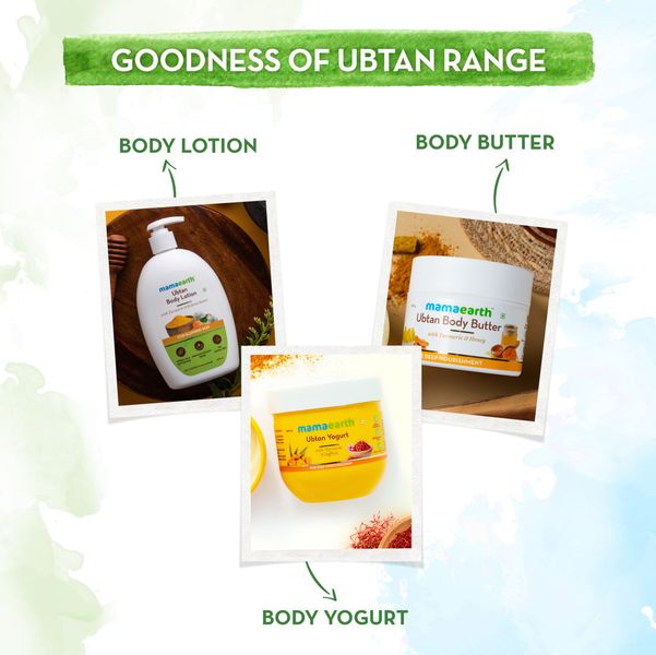 The goodness of Mamaearth Ubtan Range 