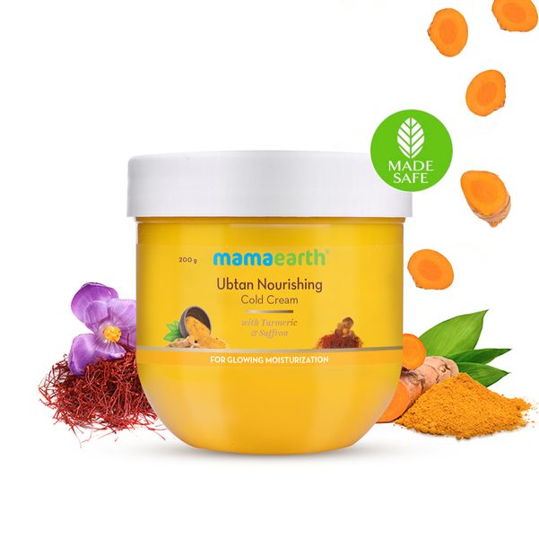 Mamaearth Ubtan Nourishing Cold Cream, winter cream for all skin types