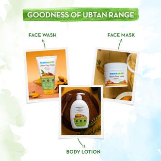 how to use mamaearth ubtan face wash