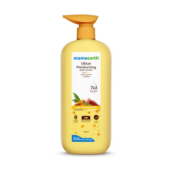 MAMAEARTH UBTAN MOISTURISING BODY LOTION 400ML