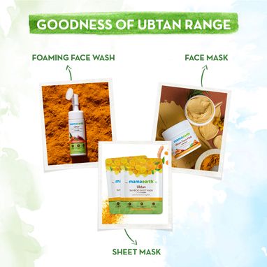 Good skincare ubtan range of Mamaearth