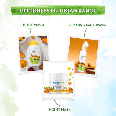 the goodness of ubtan range of mamaearth 
