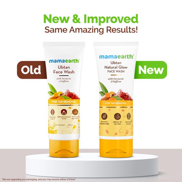Mamaearth Ubtan Face Wash With Turmeric -100ml