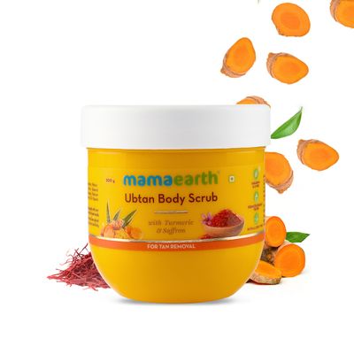 Ubtan Body Scrub with Turmeric and Saffron for Tan Removal – 200 g