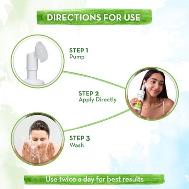 how to use Ubtan Foaming Face Wash with Turmeric and Saffron