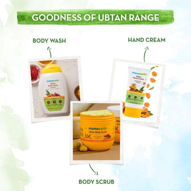 Mamaearth ubtan range 