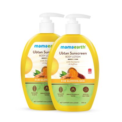 mamaearth ubtan body lotion review