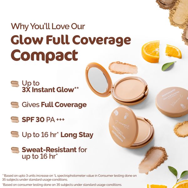 Full coverage online compact powder