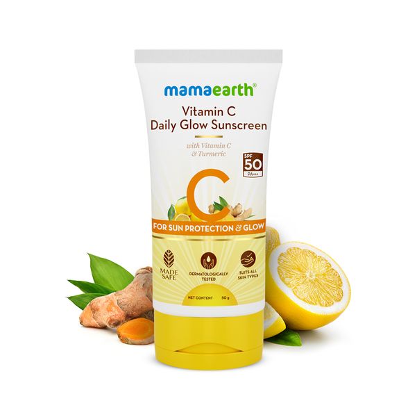 Vitamin C Sunscreen with Spf 50 for Sun Protection -50g