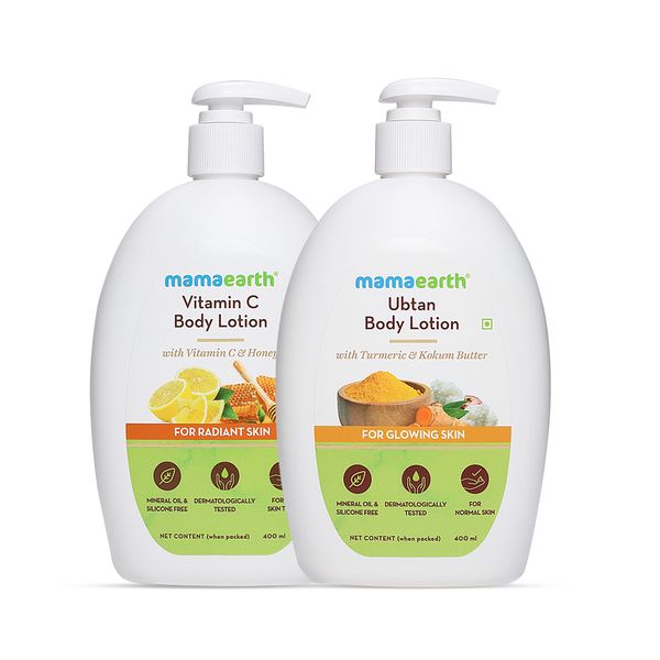 Skin Radiance Body Lotion Combo in India Mamaearth