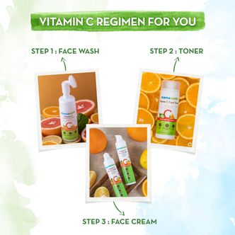 Goodness of Mamaearth vitamin c range 