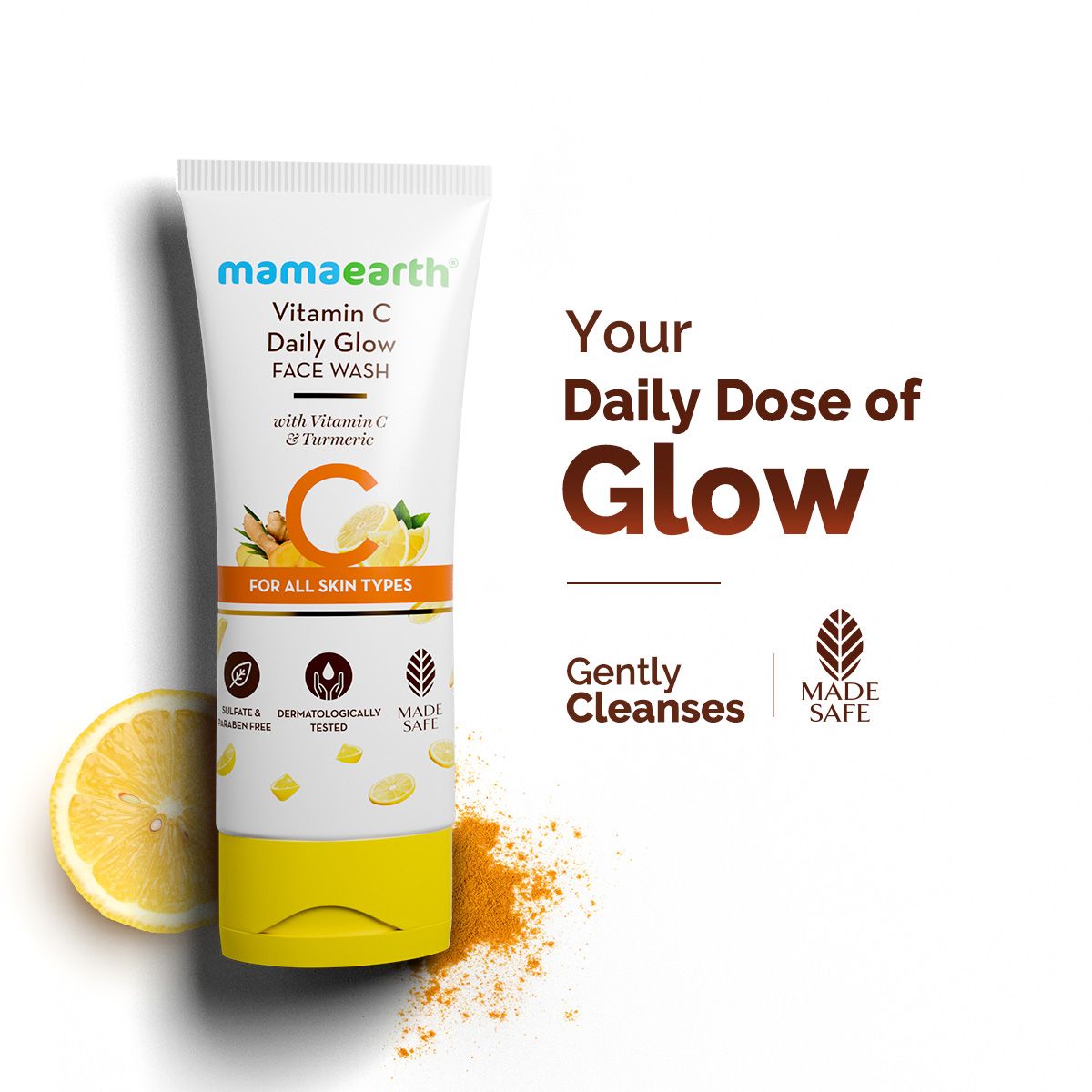Mamaearth Vitamin C Face Wash 100ml with Turmeric
