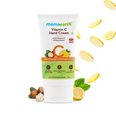 mamaearth vitamin c hand cream