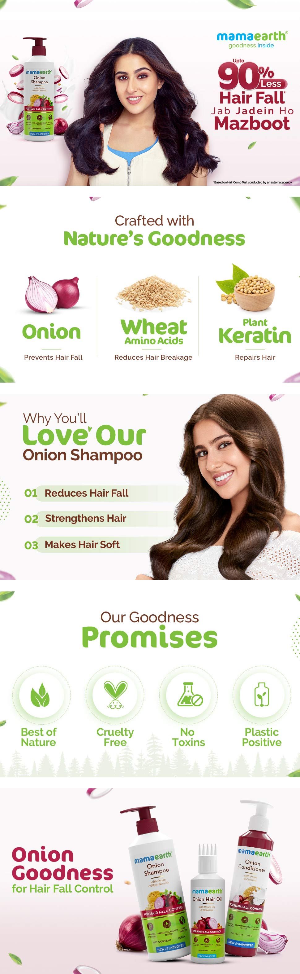 Mamaearth Onion Shampoo