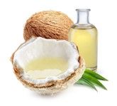 Dandruff treatment with coconut oil