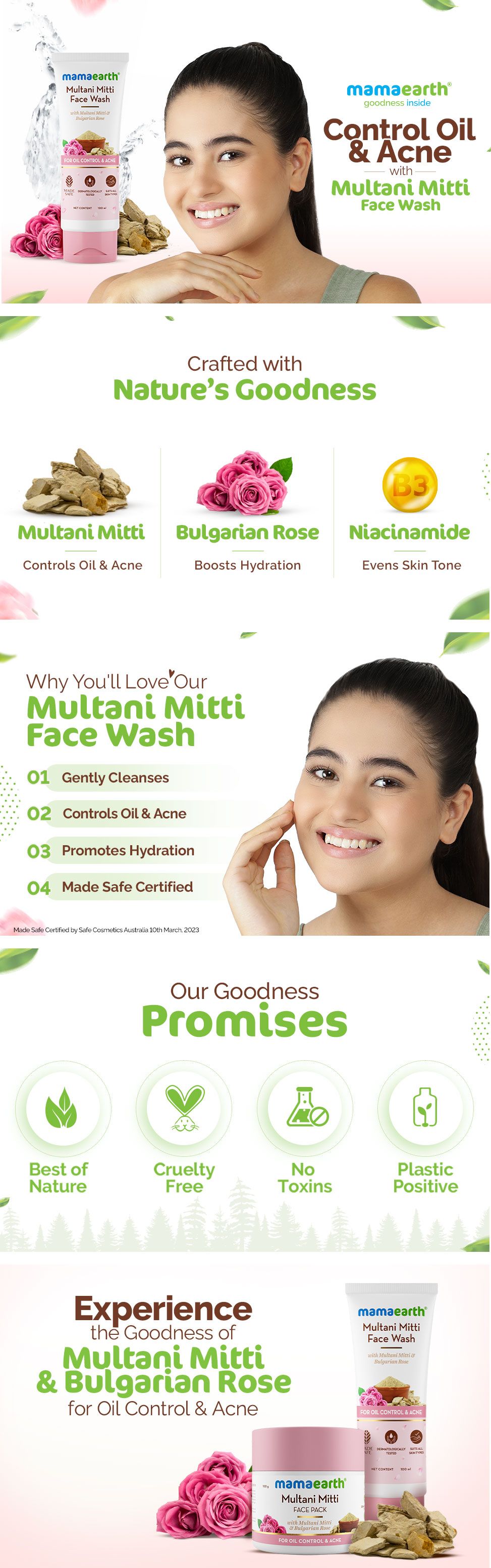 Multani mitti face wash benefits
