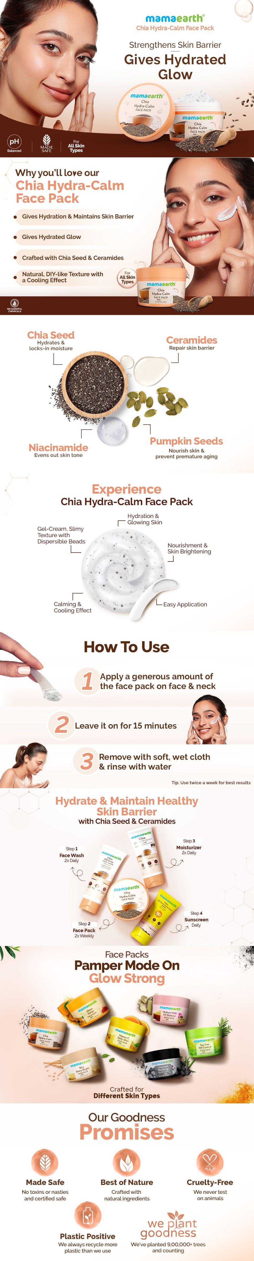 Chia Hydra-Calm Face Pack