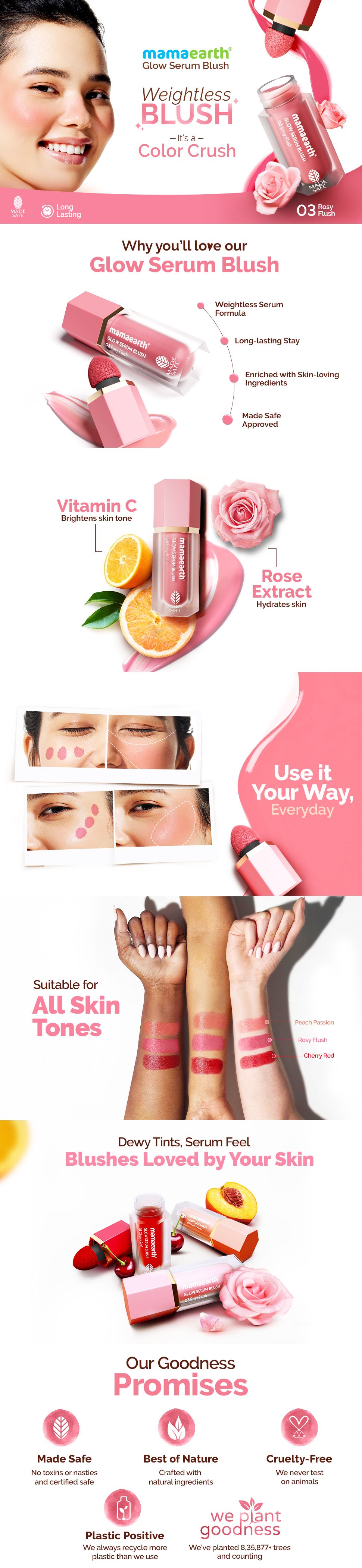 Mamaearth Glow Serum Blush