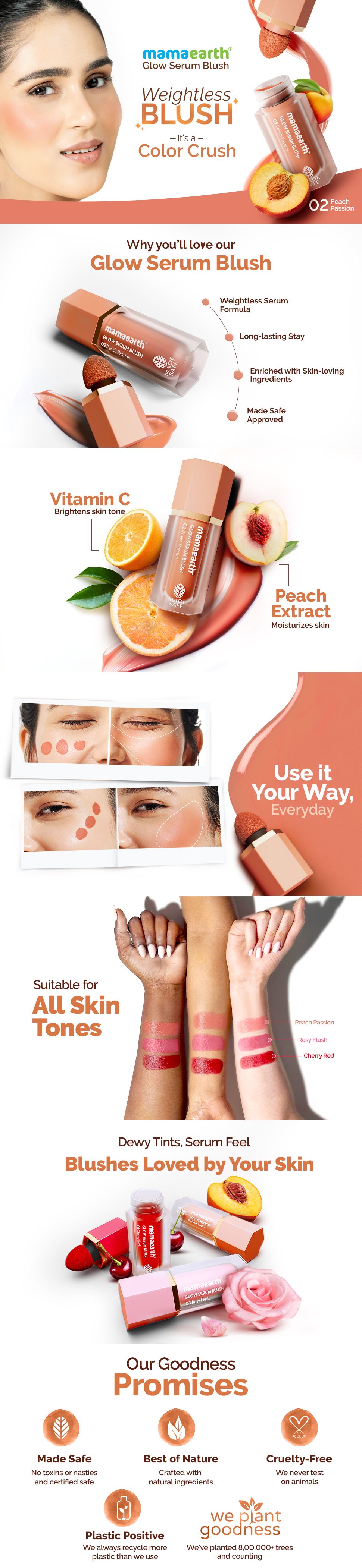 Mamaearth Glow Serum Blush