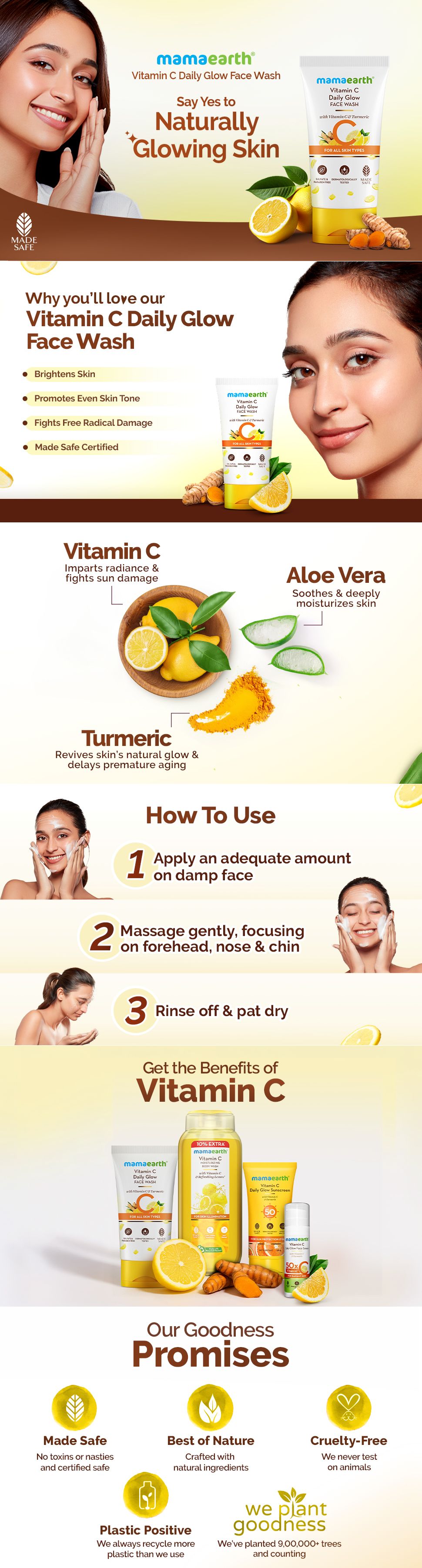 Mamaearth Vitamin C Face Wash