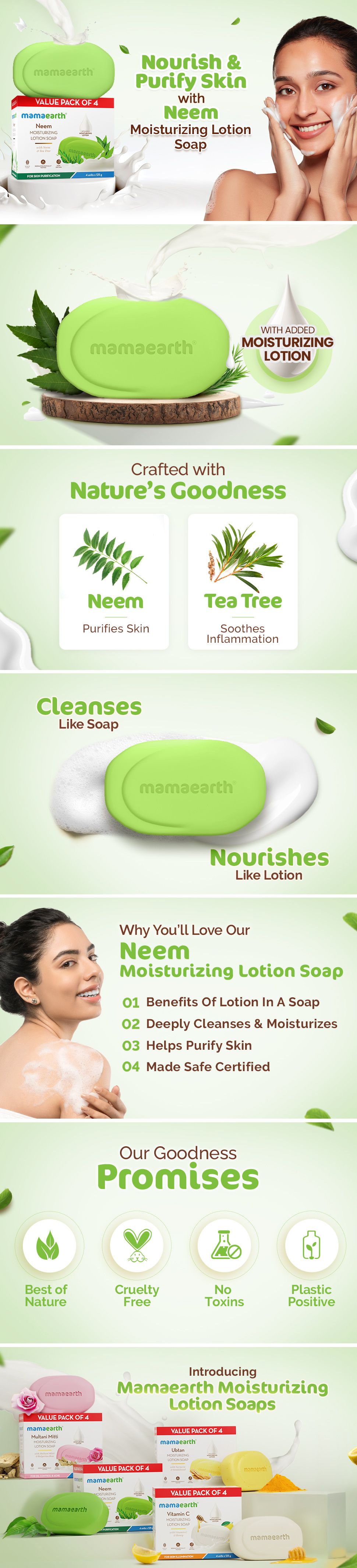 Mamaearth Neem Lotion Soap