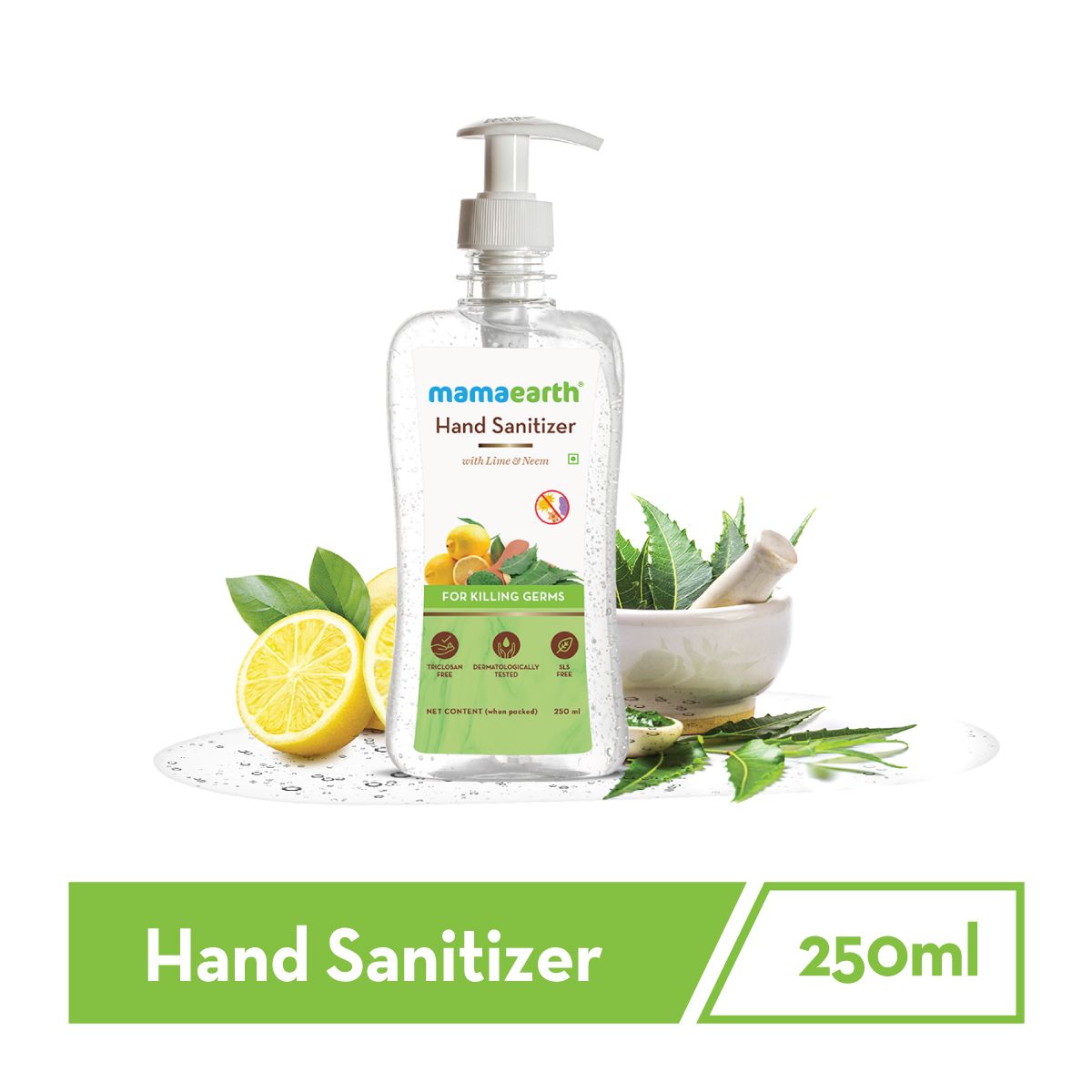 hand sanitizer with alcohol for Kills Virus & Bacteria