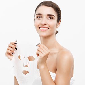 Niacinamide Bamboo Sheet Mask
 for Reduces Enlarged Pores