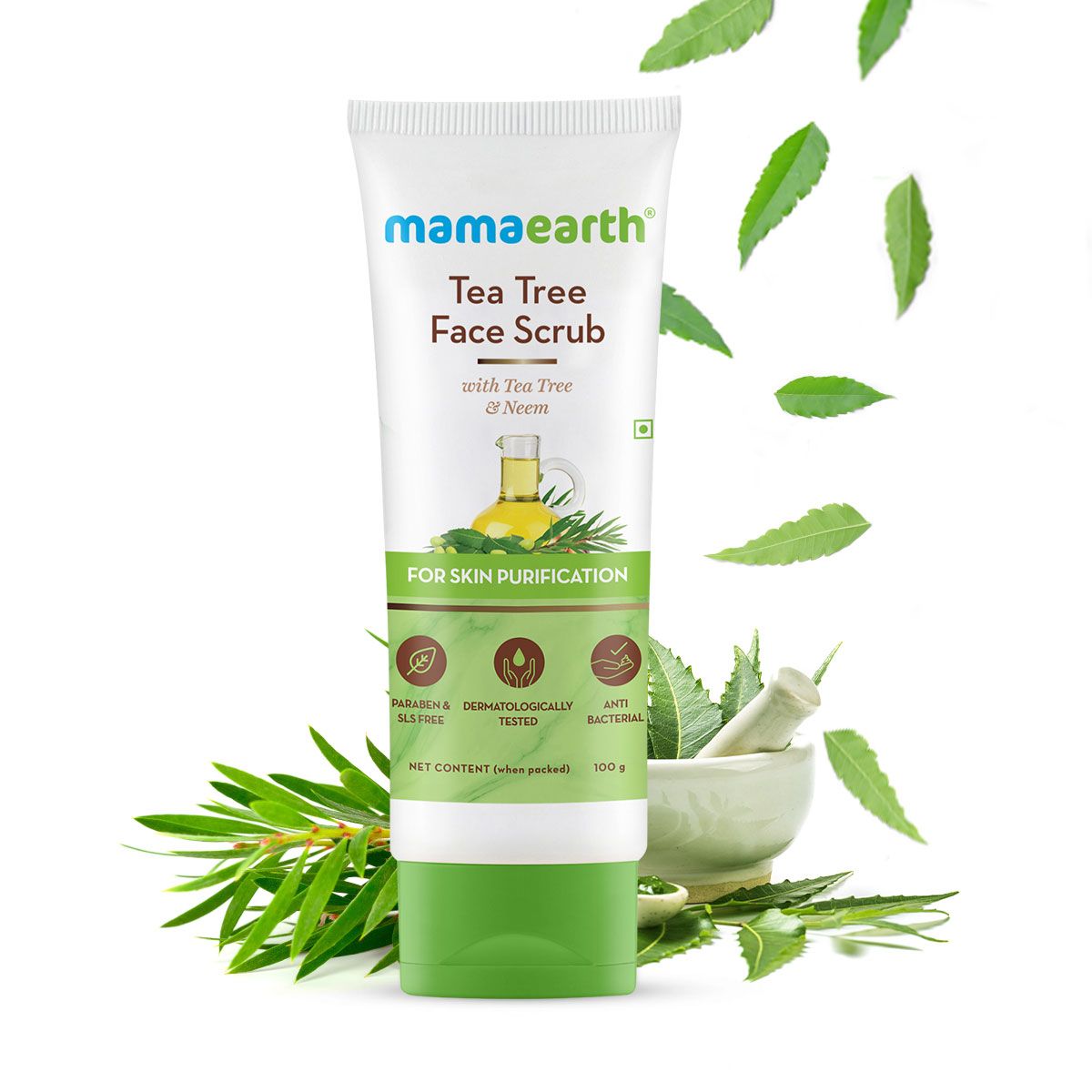 Mamaearth Tea Tree Face Scrub Better Than Others Available in The Market