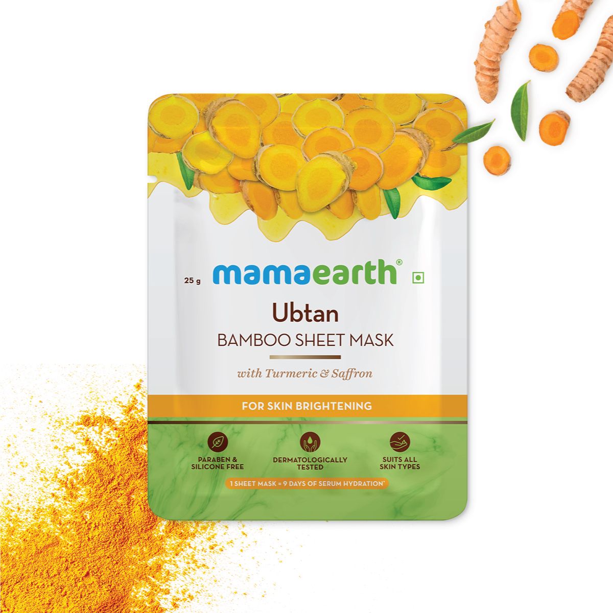 Mamaearth Ubtan Bamboo Sheet Mask Better Than Others Available in The Market 