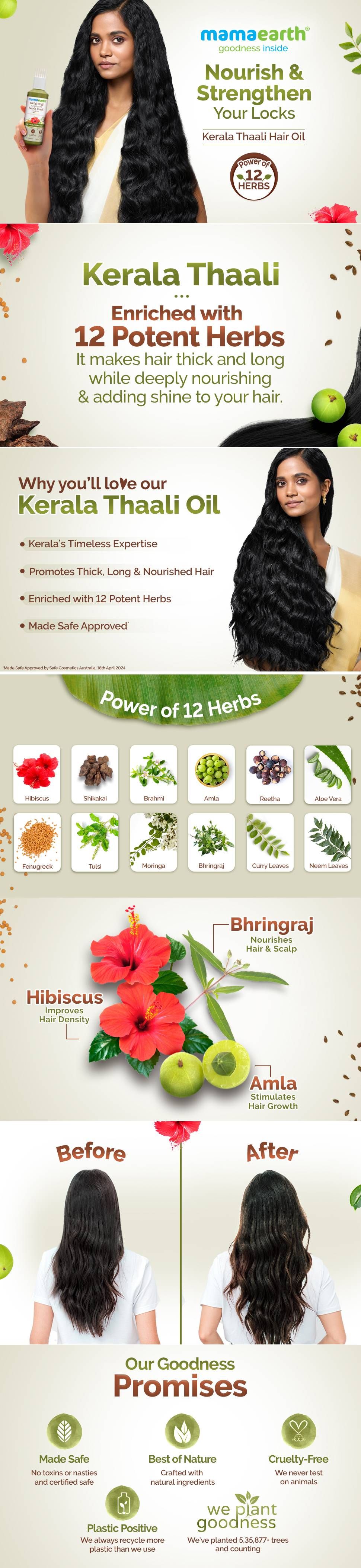 Mamaearth Kerala Thaali Hair Oil