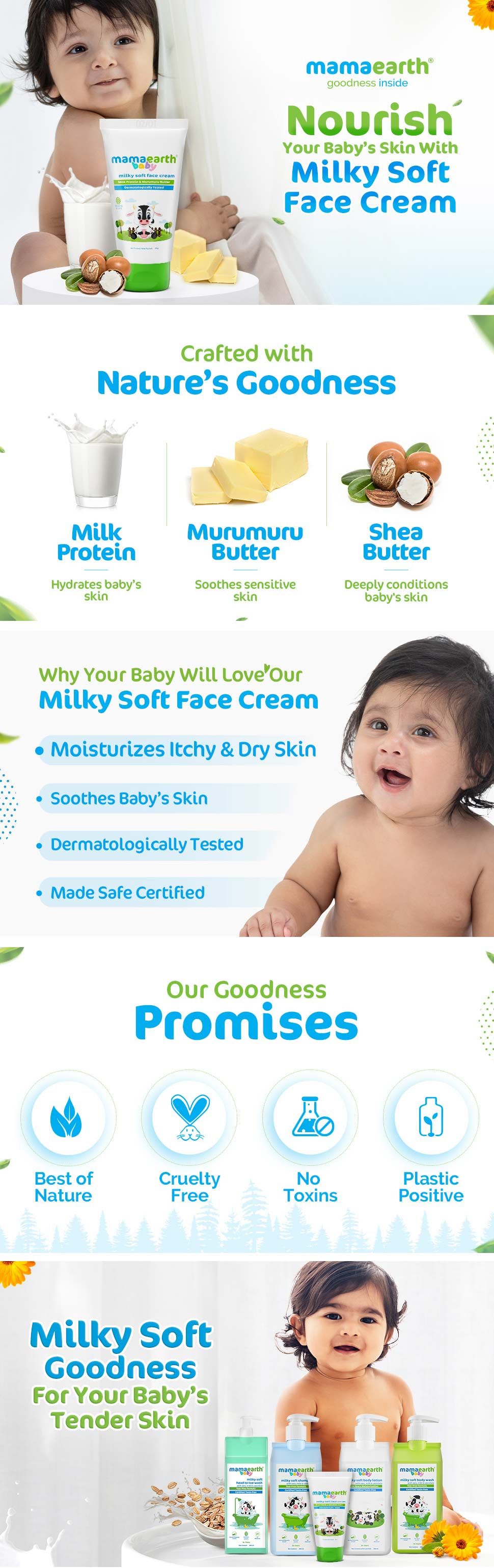 Mamaearth Milky soft face cream