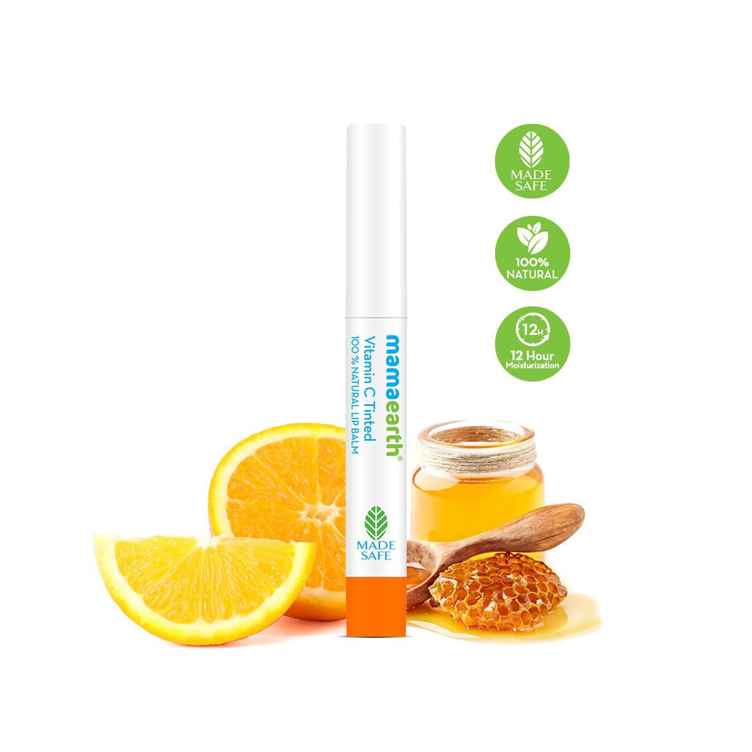 Why Is Mamaearth Vitamin C Tinted 100% Natural Lip Balm Better Than Others Available in The Market