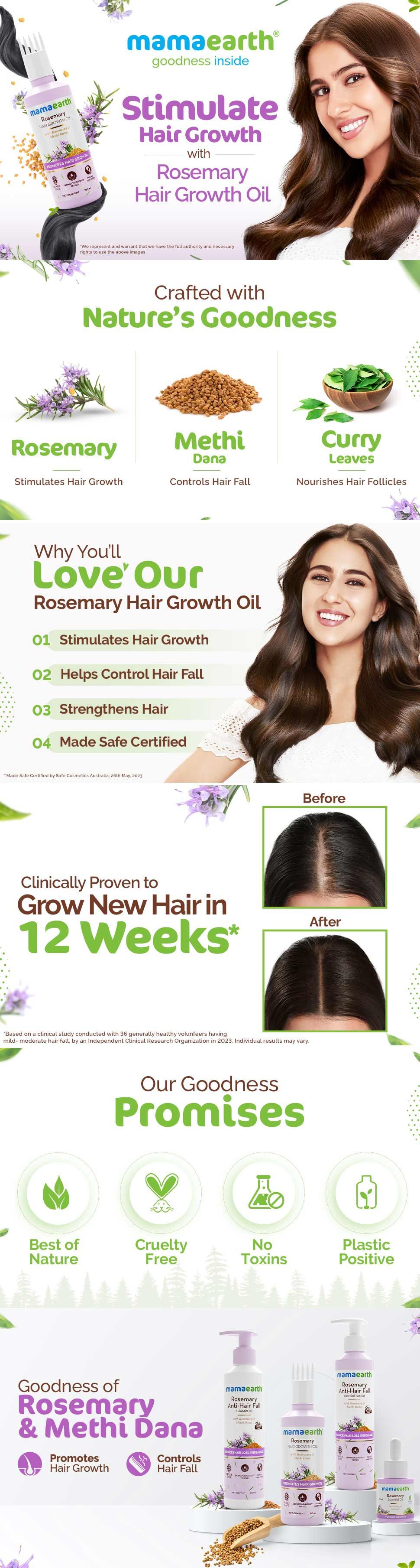 Mamaearth Rosemary Hair Oil