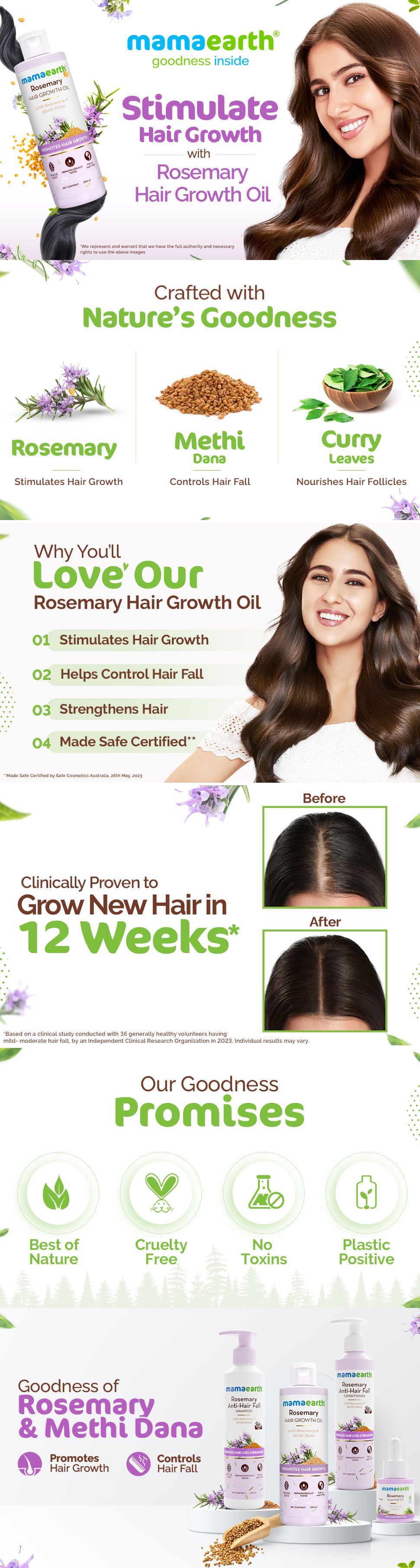 Mamaearth Rosemary Hair Oil