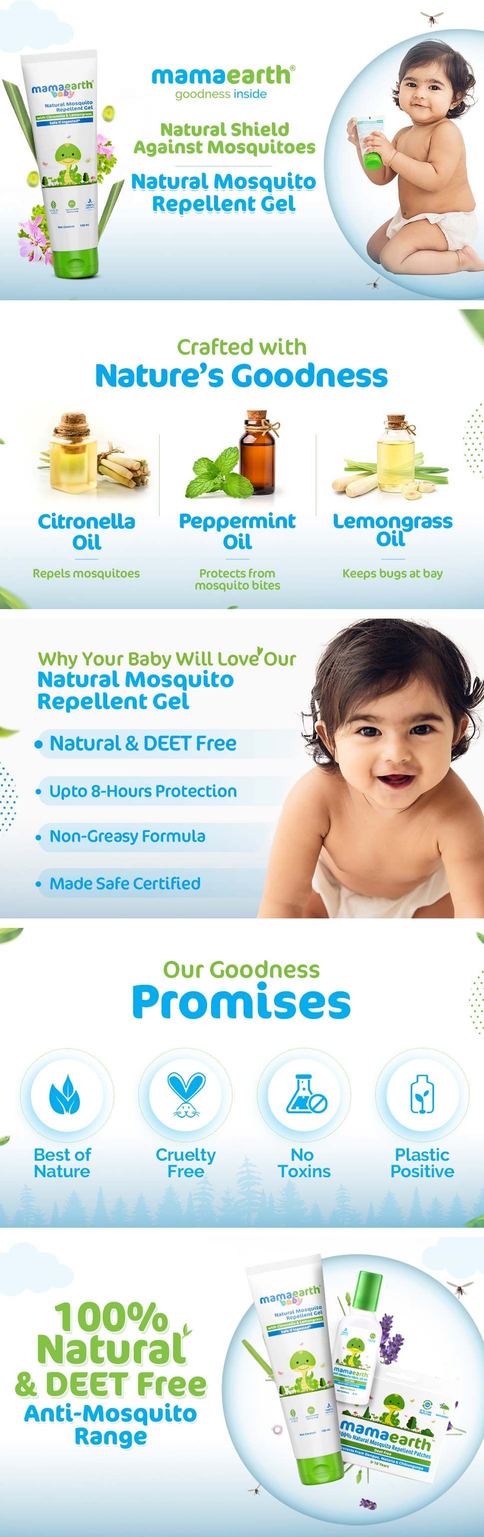 Mamaearth Natural Mosquito Gel