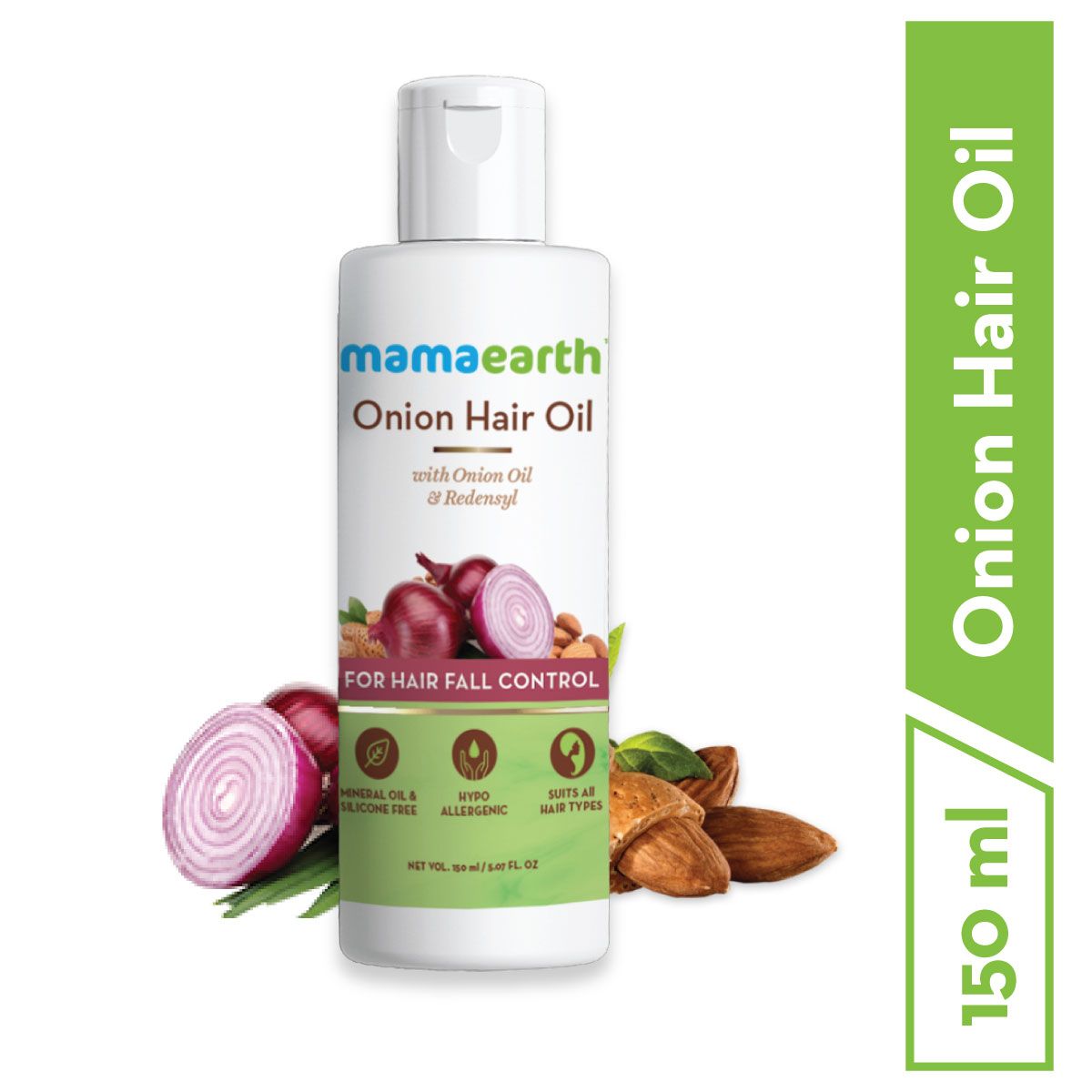 Mamaearth onion oil reduces hairfall