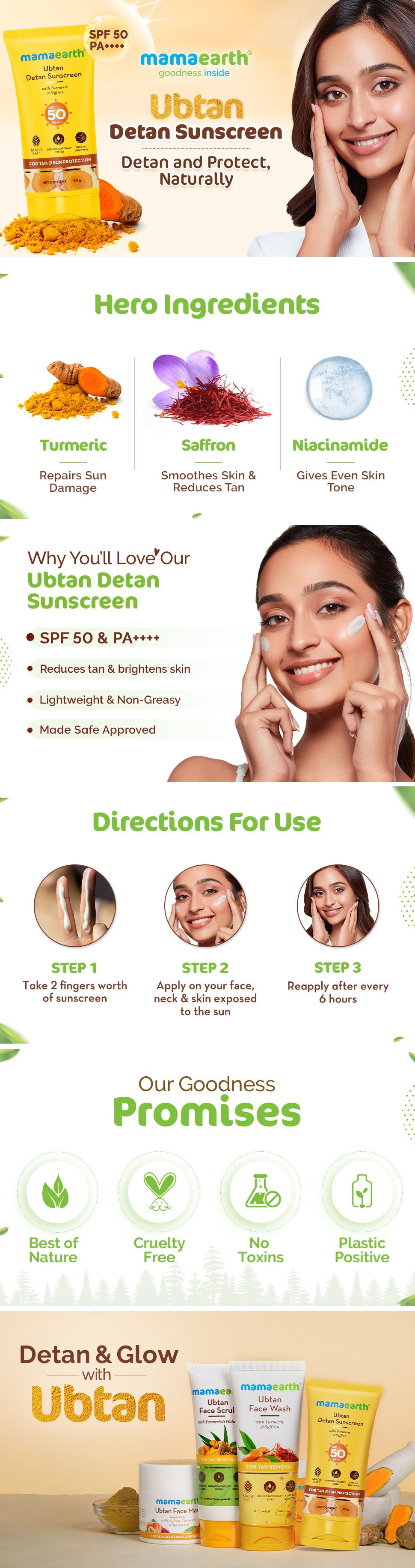 Mamaearth Ubtan Sunscreen