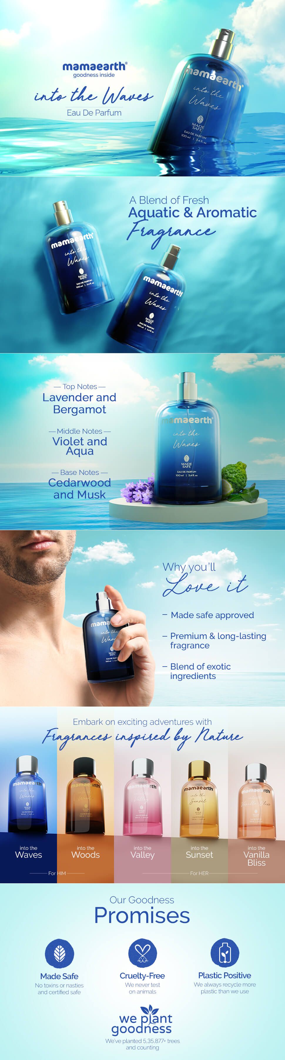 Mamaearth Into the Waves Eau De Parfum For Men